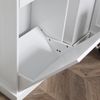 Hidden Container Waste Bin Hands Free Kitchen Cabinet Tipping Opening