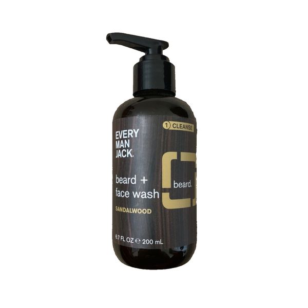 Every Man Jack Beard + Face Wash Sandalwood 6.7 fl oz