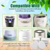 60 Pack White Refill Pads Compatible with Homedics Humidifier Essential Oil Diffuser Replacement Microfiber Triangle Tray Pads