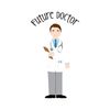 CafePress Future Doctor Sticker Rectangle Bumper Sticker Car Decal