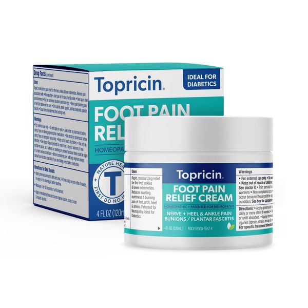 Topricin Foot Pain Relief Cream, 4