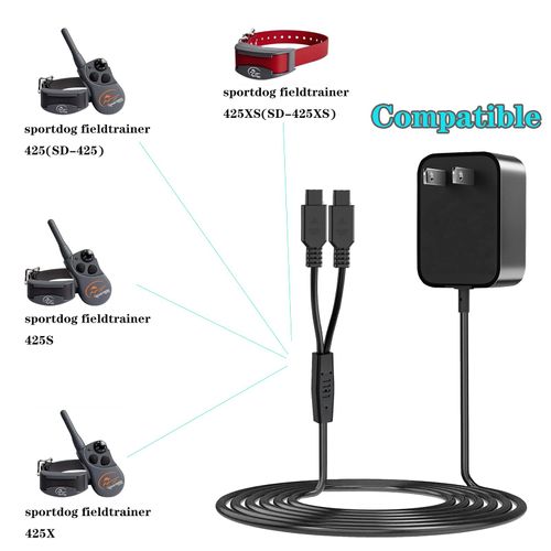 Remote Trainer Power Adapter 5V Charger for SportDOG Dog Remote Trainer Compatible with SportDOG SD-425 SD-425S SD-425CAMO and SD-825 SD-825X