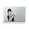 Audrey Hepburn dts-macbook13-blk Sticker C1 [parallel import goods]