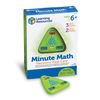 Learning Resources Minute Math Electronic Flash Card, Maths Resources, Homeschool, Maths Travel Games, 3 Difficulty Levels, Ages 6 7 8 Plus
