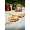 Vervaco Tablecloth Kit, Cotton, off- white, 80x80 cm