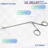 GERMAN STAINLESS HARTMAN MICRO ALLIGATOR FORCEPS 5.5" SERRATED ENT INSTRUMENTS