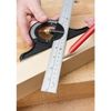 Draper 34704 Combination Square with Centre Head and Protractor, 300mm , Blue