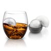 Final Touch On the Rocks Glass & Ice Ball Mould | Novelty Whiskey Tumbler, Scotch Rocks Glass