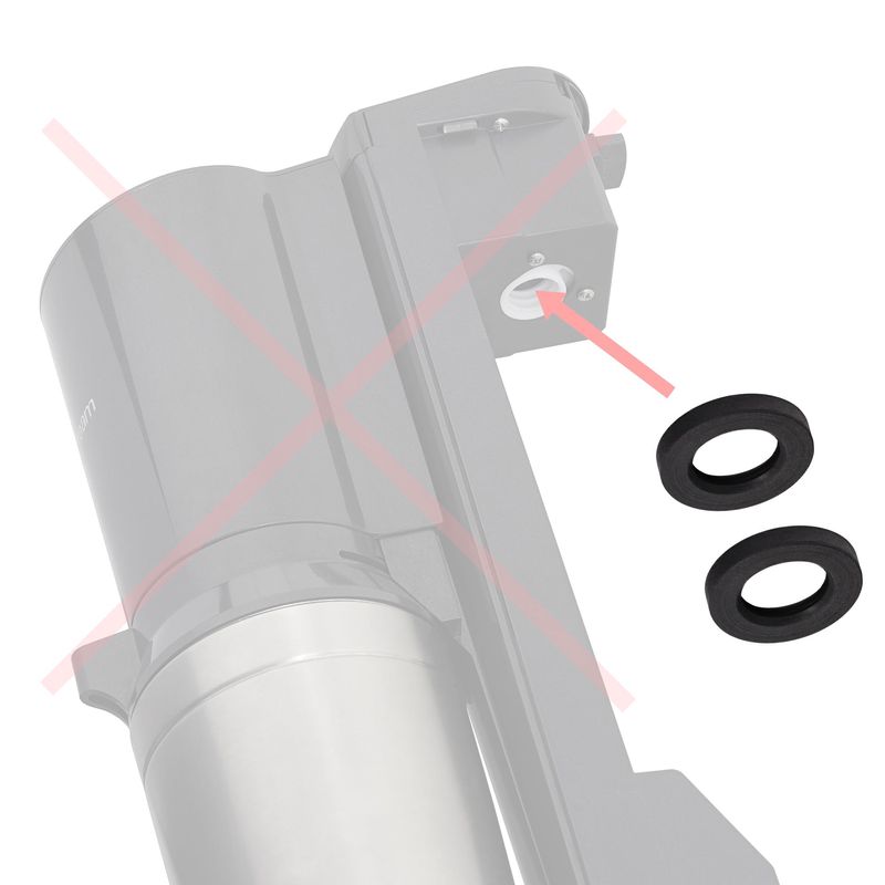 Snapworld-Kaffee Premium O-ring voor SodaStream PET-flessen, afdichtringen als vervanging voor het deksel van de kunstfles voor bruiswatertoestellen als reserveonderdeel, dekselafdichting (2x