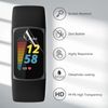 Tuocal 8 Pack Screen Protector Compatible with Fitbit Charge 6 Screen Protector Fitbit Charge 5 Screen Protector Soft TPU Full Coverage Support Fingerprint Sensor Anti Bubble Flexible Protective