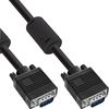 InLine 17715B S-VGA Kabel, 15pol HD Stecker / Stecker, schwarz, 1,5m