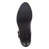 Clarks womens Ambyr Shine Pump, Black Leather, 8 US