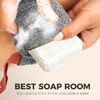 ZOMCHI 2 Pieces Soap Bags, Soap Savers for Bar Soap, Soap Bar Pouch for Deep Exfoliating,Soap Sock for Use in Shower