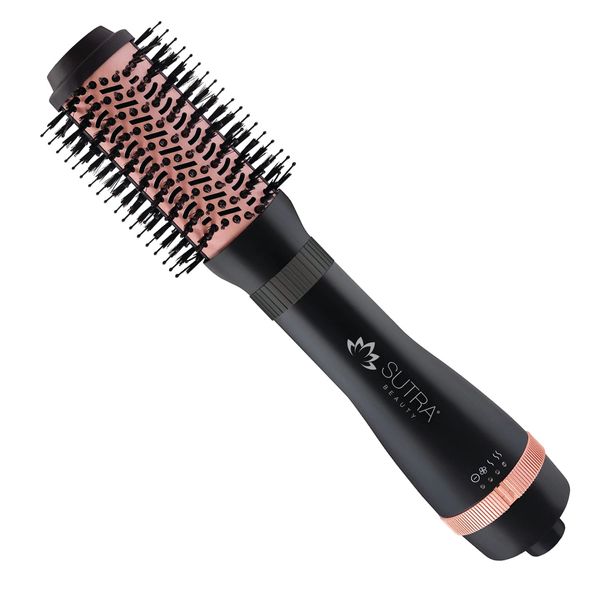 Sutra Interchangeable Blowout Brush Set, 2-inch I 50MM Oval Barrel + Base, DC Motor, 3 Heat Settings, Infrared and Ionic Technology