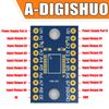 A-DIGISHUO 5Pcs TXS0108E High Speed Full Duplex 8 Way 8 Channel Level Conversion Module 8-Bit 8 CH Logic Level Bi-Directional Converter Module