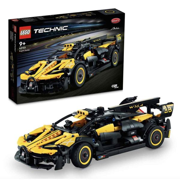 LEGO 42151 Technic Bugatti Car Toy Car Racing Model Car Collectible Iconic Vehicles from 9 Years Old