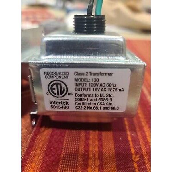 VIDEO DOORBELL CLASS 2 TRANSFORMER 16V