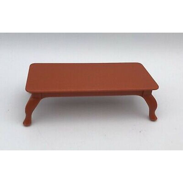 Little Tike Dollhouse Vintage Grand Mansion Replacement BROWN COFFEE TABLE