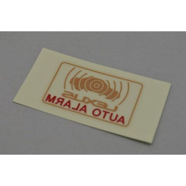 1 x Toyota Lexus Auto Alarm Security Sticker