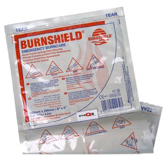 Burnshield burn dressing 20 cm x 20 cm - first aid equipment - for burns