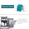 Denture Bath Case with Strainer Basket, Orthodontic Dental Retainer Storage Soak Container Cleaning Soaking Cup, Moth Guard Storage Box Holder for Office|Travel|Household