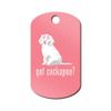 Mister Petlife Got Cockapoo Engraved Keychain/GI Tag cockerpoo spoodle Pink