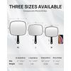 OMIRO Hand Mirror, Extra Large Black Handheld Mirror with Handle, 12.4" L x 9" W