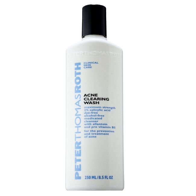 Peter Thomas Roth | Acne Clearing Wash | Maximum-Strength Salicylic Acid Face Wash, Clears Up and Helps Prevent Breakouts, 8.5 Fl Oz