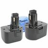 2-Pack DeWalt DW930 Battery (12V, NICD, 1300mAh)