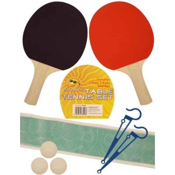 "Complete Table Tennis Set – Bat, Balls, and Net for Ultimate Play" (1)