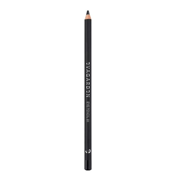 Evagarden Eye Make Up Pencil – Penna per trucco occhi numero 1, nero, confezione da 1 (1 x 1 pezzo)