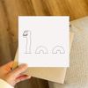 'Loch Ness Monster' Blank Greeting Card (GC00012825)