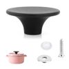 Universal Stainless Steel Replacement Knob Handles, Pan Lid Cover Knobs With Screws