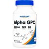Nutricost Alpha GPC 600mg Per Serving, 120 Vegetarian Capsules - Non-GMO