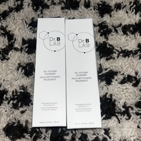 2 X Dr. Brandt Skincare Dr. B Lab Foaming Face Wash FS Vitamin E RTL $60 SEALED