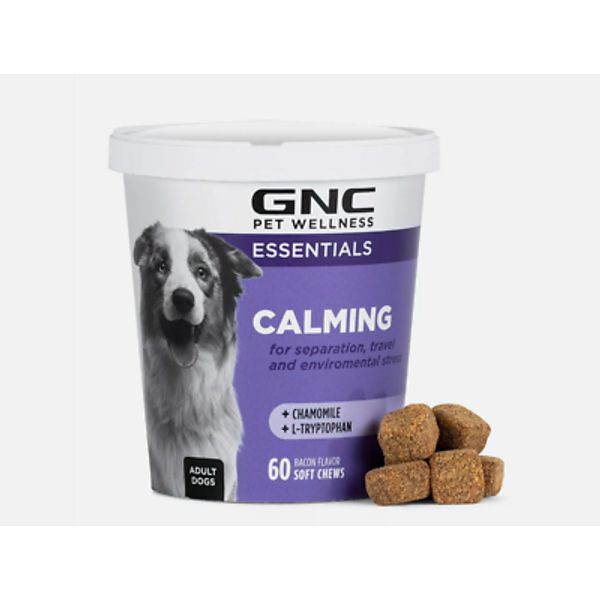 GNC for Pets Essentials Calming Soft Chew Dog Supplements 60 Ct 7/26 FAST SHIP