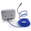 Patch cable - 3 meter Ethernet, network, LAN cable CAT6a (for gigabit networks, routers, switches, modems with RJ45 input - blue)