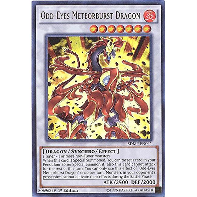 YU-GI-OH! - Odd-Eyes Meteorburst Dragon (SDMP-EN041) - Structure Deck: Master of Pendulum - 1st Edition - Ultra Rare