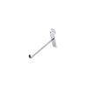 100x SLATWALL HOOKS ACCESSORY SINGLE PRONG SHOP SLATBOARD DISPLAY (4 Inch)