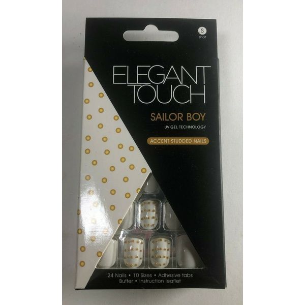 Elegant Touch Sailor Boy False Nails
