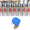Electric Ball Valve, DC12V, DN15, 3-Wire Control, Thread, Brass, IP67 Protection