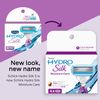 Schick Hydro Silk Moisturizing Razor Blade Refills for Women with Shower Hanger, 4 Count