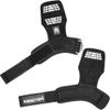 Meister Elite Leather Weight Lifting Grips w/Gel Padding (Pair) - Black, Small/Medium