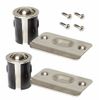 Ball Catch Door Hardware for Closet, Satin Nickel 2 Pack