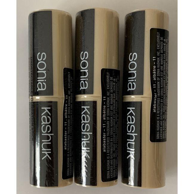 Pack of 3 - Sonia Kashuk Undetectable Foundation Stick Alabaster 11