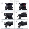 Drop Leg Holster Molle Airsoft Holster Thigh Pistol Gun Holster Tactical Adjustable Right Handed Carlebben (Black)