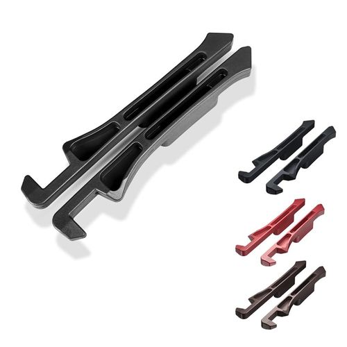 Universal Car Seat Gap Filler Plug Set with Storage Slot, Black (Black Set)