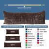 Pillowtex Plush Body Pillow (20x54 Brown)
