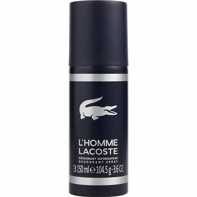Lacoste L'Homme Deodorant Spray 3.6 oz / 150 Ml For Men Brand New