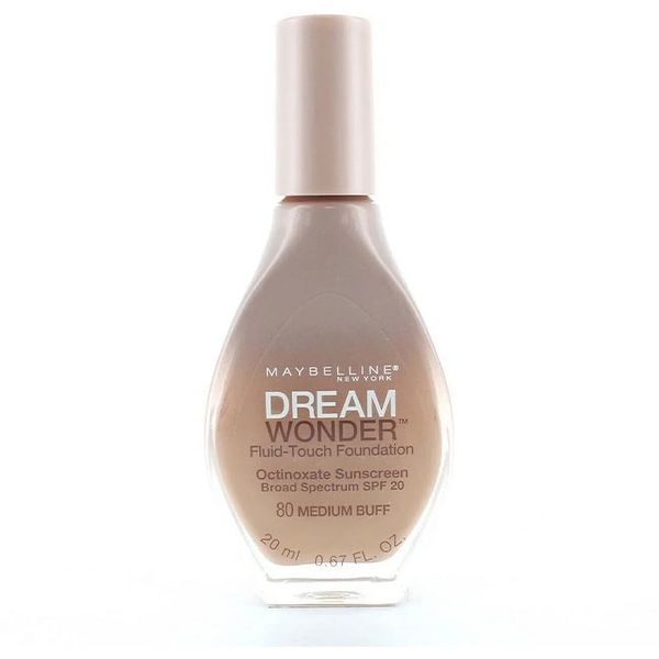 Maybelline New York Dream Wonder Fluid-Touch Foundation (Medium Buff 80)